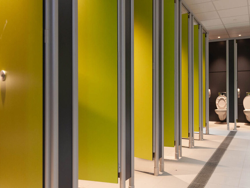 toilet cubicles and IPS