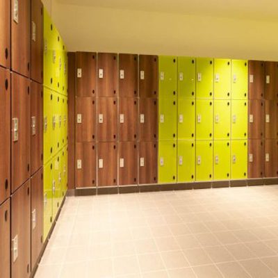 down leisure centre lockers