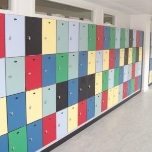 replacing with new school lockers