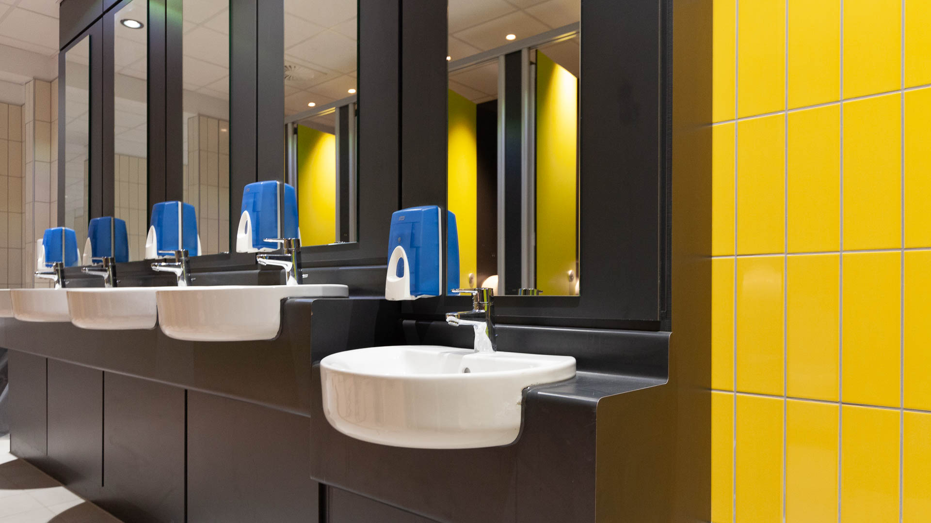 Vanity Units in a Leisure Centre