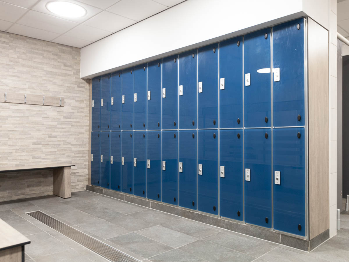 Dairy Hall glass lockers