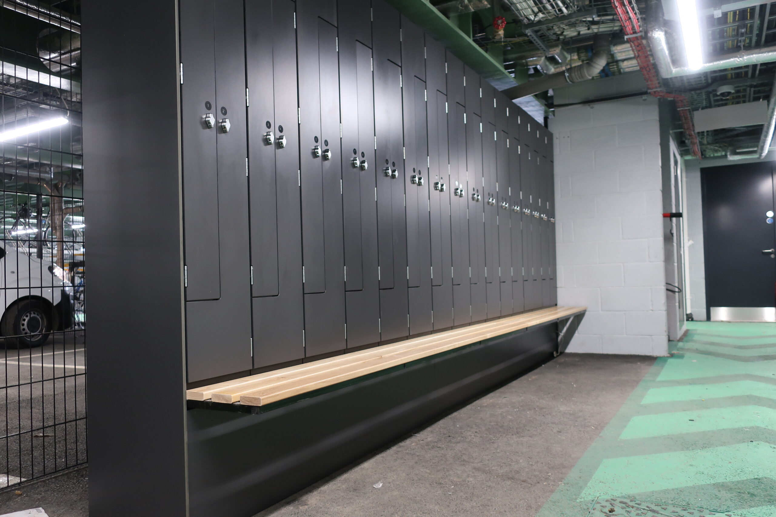 Heated Z Lockers at BT Bristol Helmsman Lockers & Cubicles