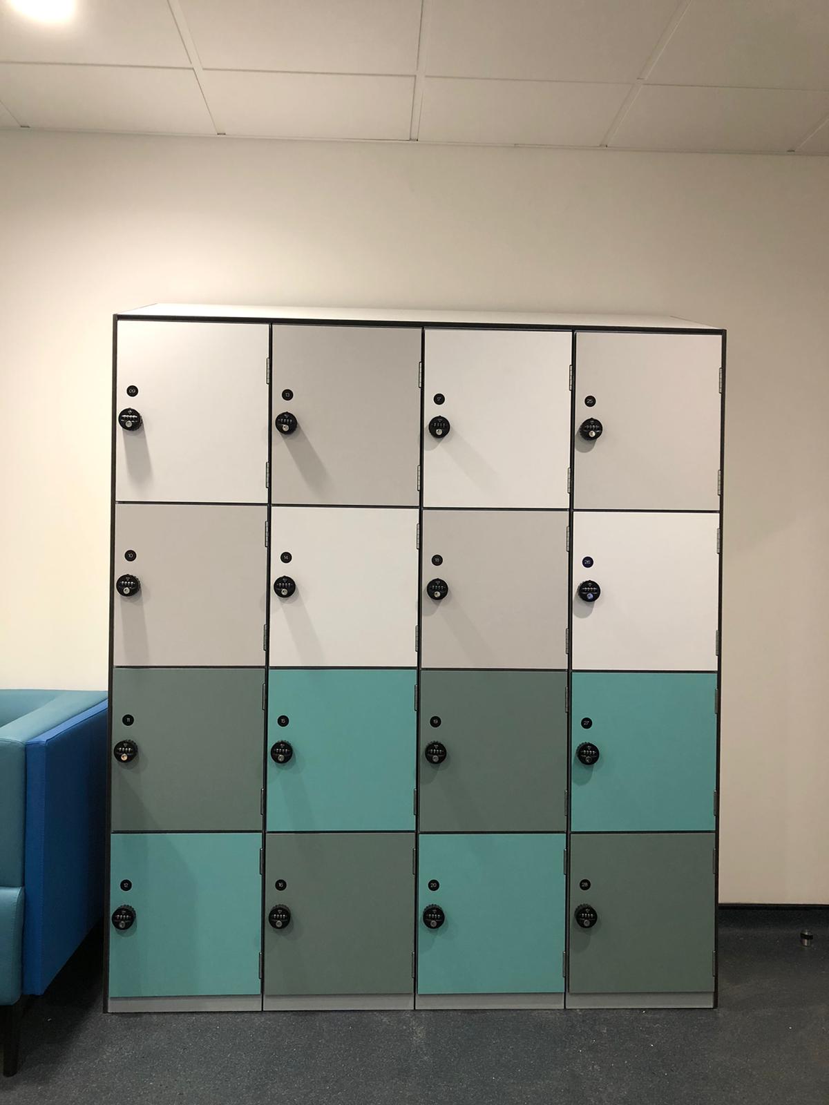 Laminate Lockers at Edinburgh Airport Helmsman