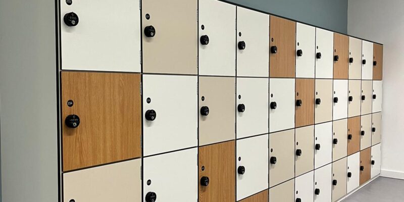 Laminate lockers